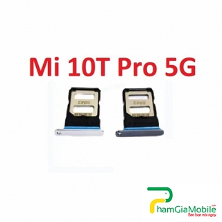 Khay thẻ SIM + Khay thẻ SIM cho Xiaomi Mi 10T Pro 5G